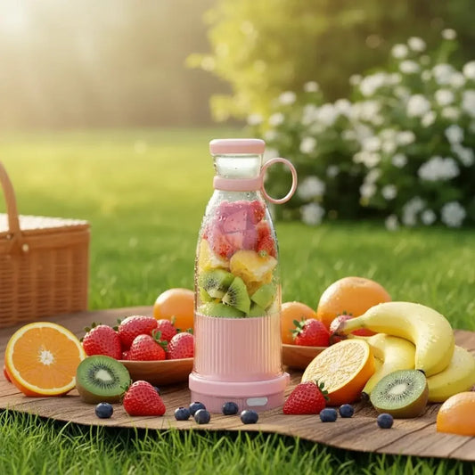 Liquidificador Portátil para Sucos e Vitaminas Maravilhas do Mundo Moderno