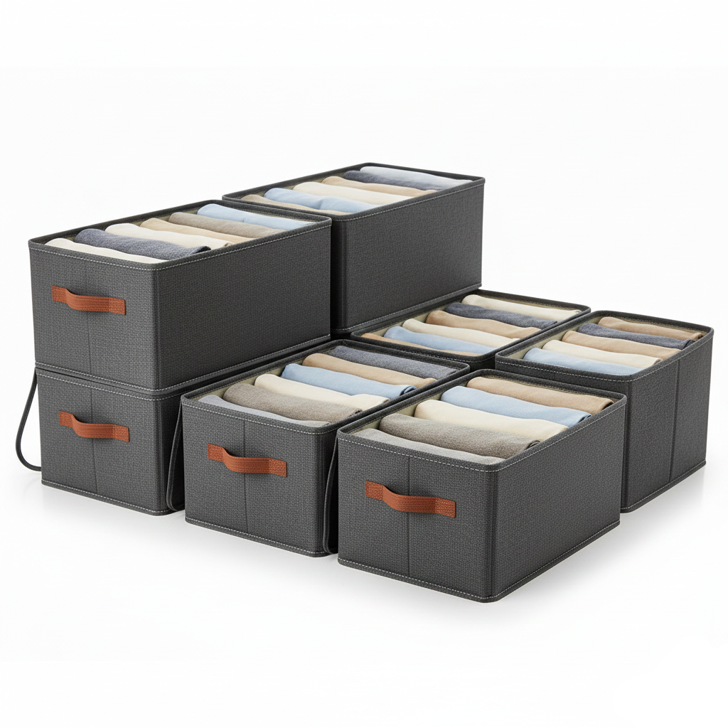 Kit Organizador de Guarda-Roupa Dobrável Multifuncional Oxford