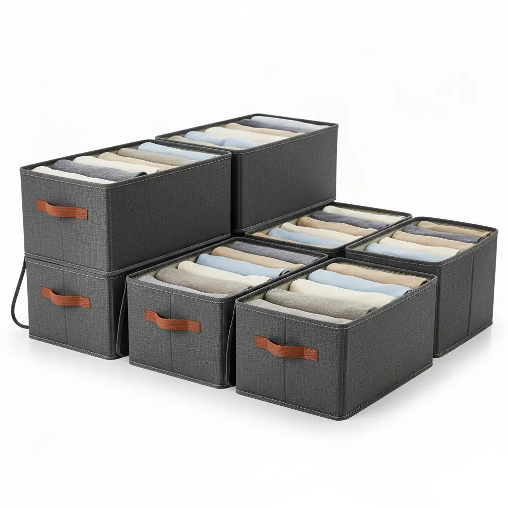 Kit Organizador de Guarda-Roupa Dobrável Multifuncional Oxford Maravilhas do Mundo Moderno