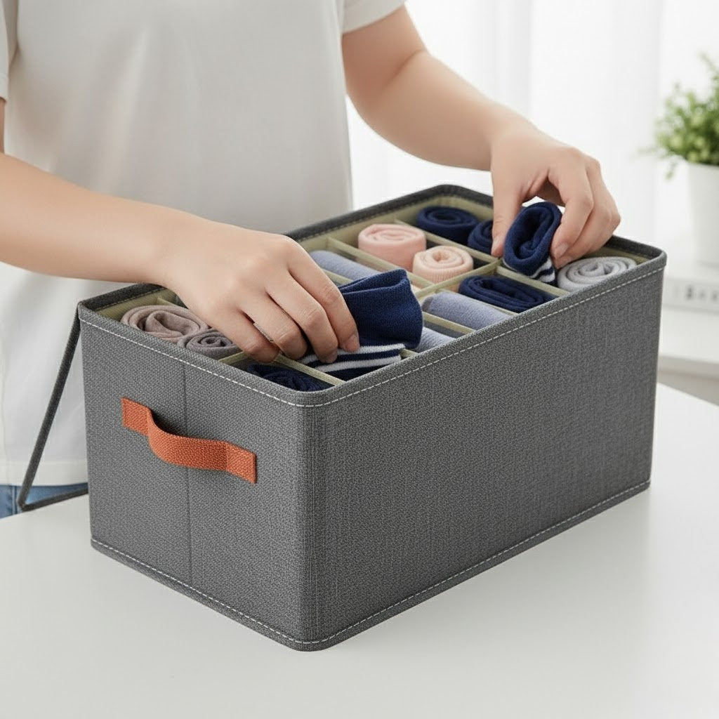Organizador de Roupa Íntima Oxford com Tampa