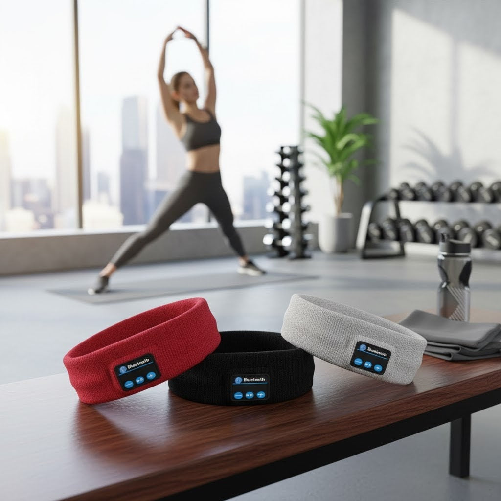 Fone de Ouvido Faixa Wireless Headband