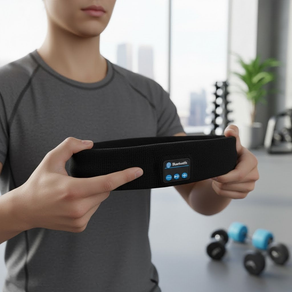 Fone de Ouvido Faixa Wireless Headband
