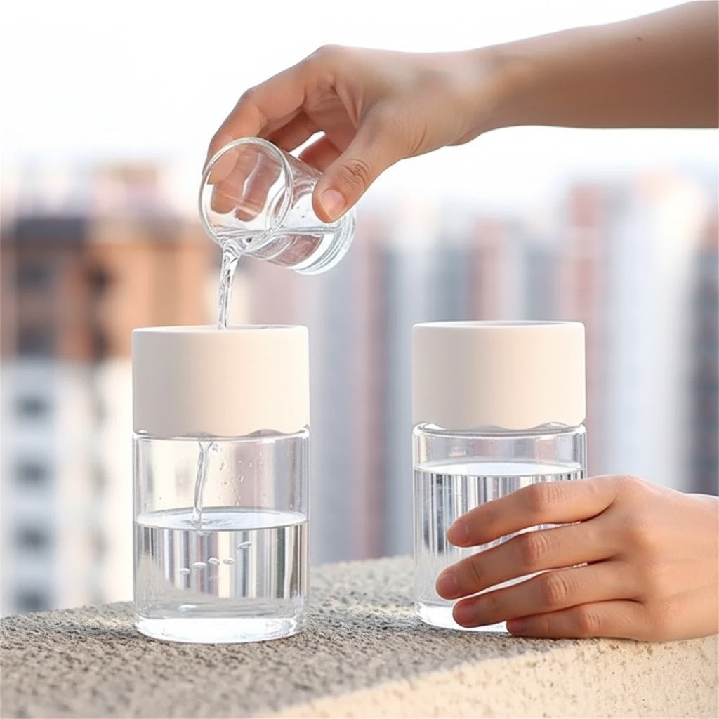 Mini Vaso de Decoração de Flores Hidropônico