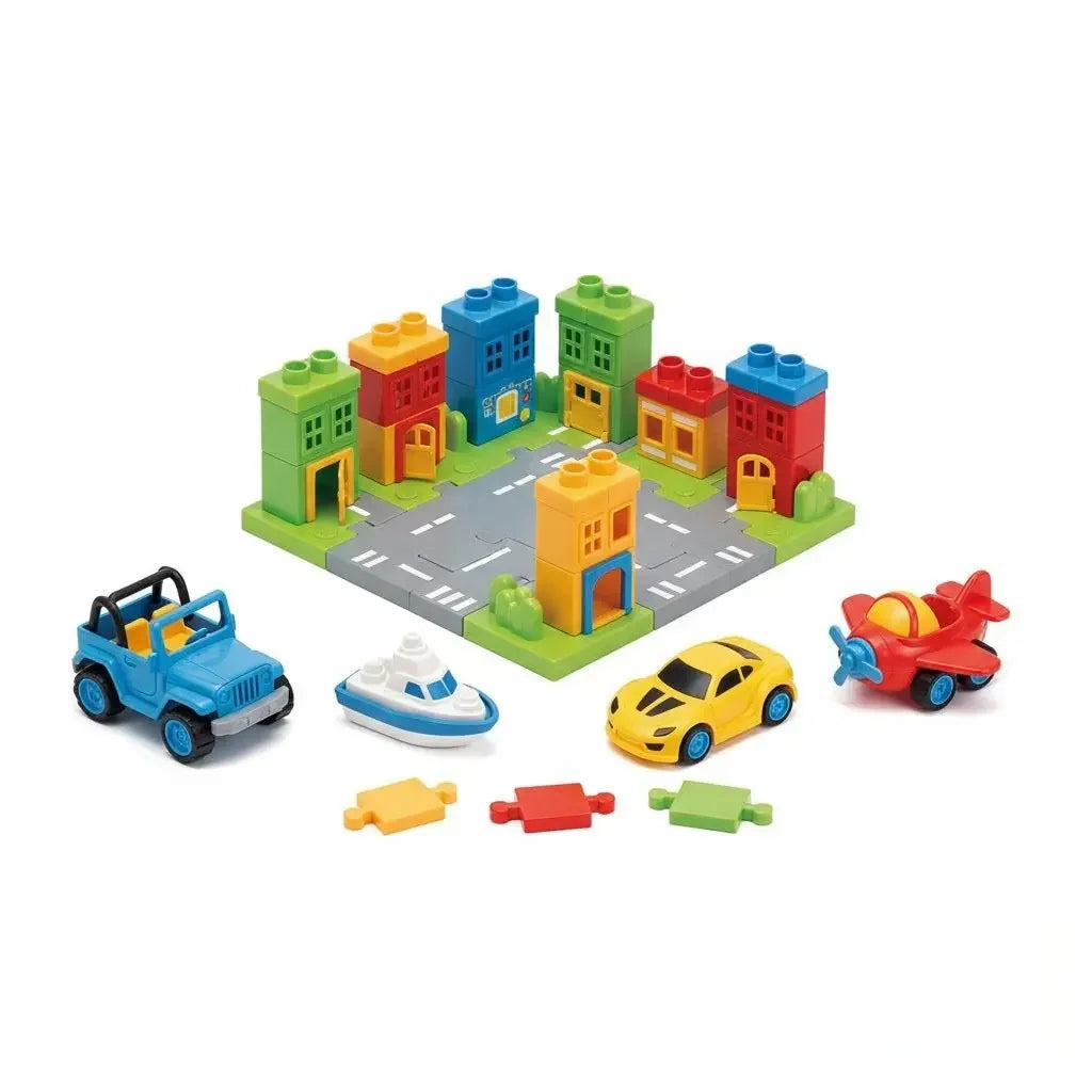 Mini Cidade Infantil Montável Maravilhas do Mundo Moderno