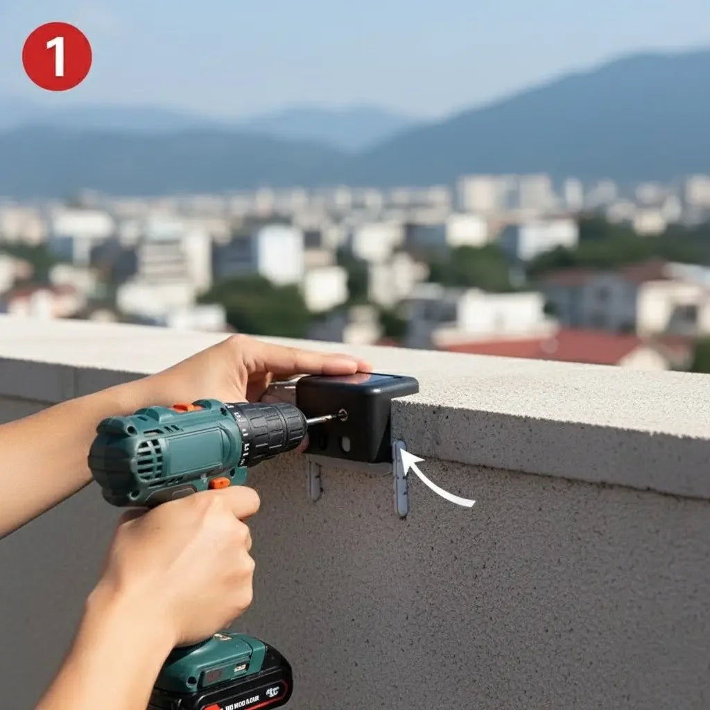 Luminária Externa de Luz Solar III Maravilhas do Mundo Moderno