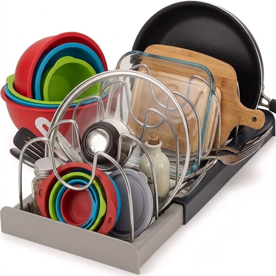 Suporte Organizador Expansível De Cozinha