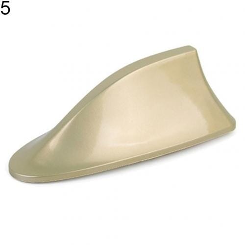 Antena de Rádio Tubarão Super Sport Universal - SharkSport AG093 Maravilhas do Mundo Moderno Dourado