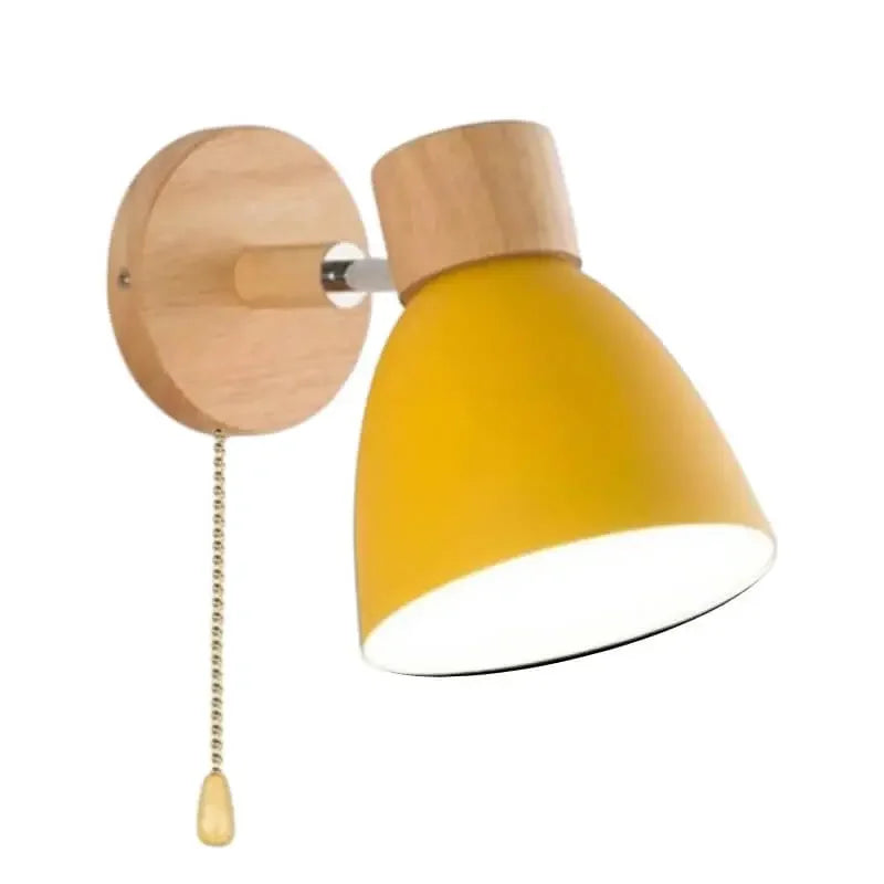 Arandela de Parede em Madeira Wooden Wall Light Maravilhas do Mundo Moderno