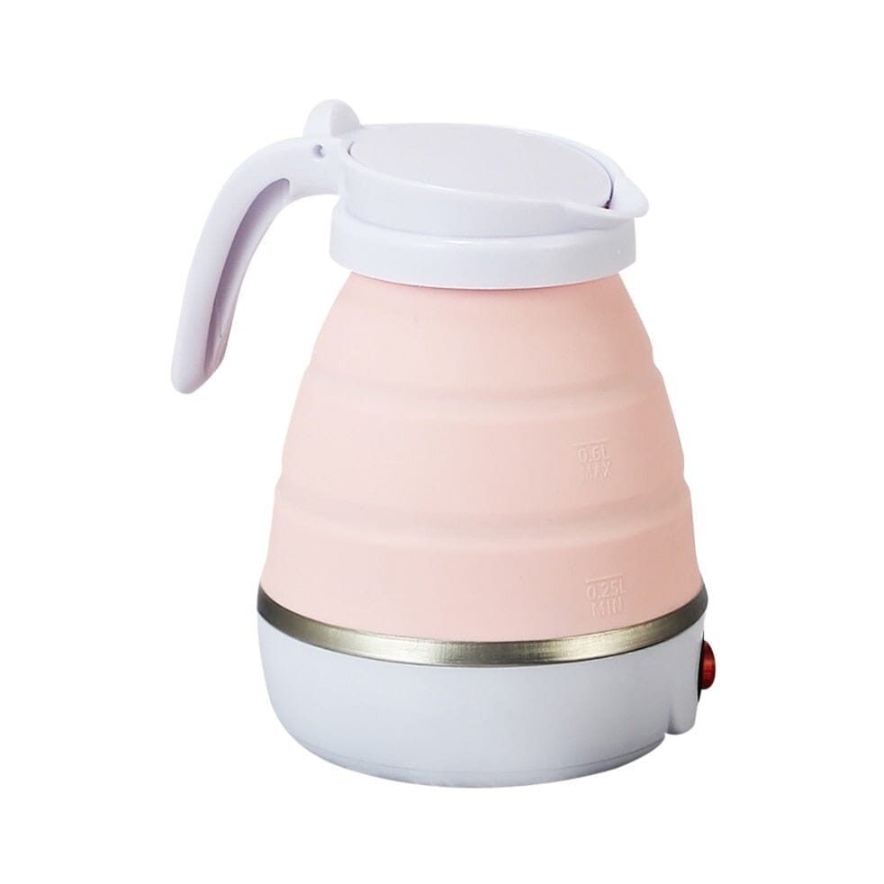 Chaleira Elétrica Dobrável Portátil AG102 Maravilhas do Mundo Moderno Rosa