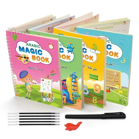 Conjunto de Caderno Caligrafia Multi-idiomas Maravilhas do Mundo Moderno