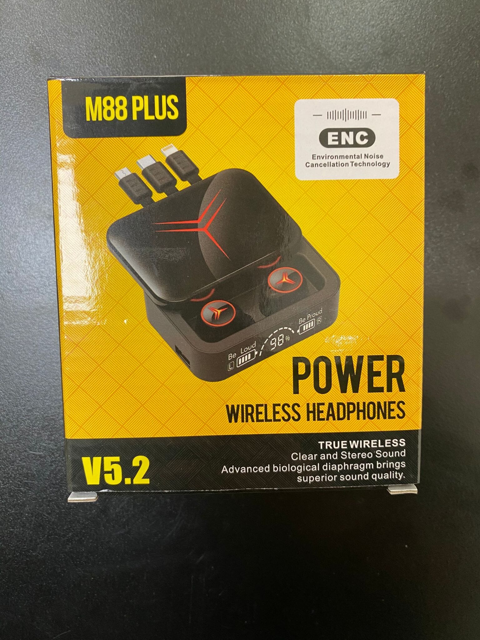 Fone de Ouvido Wireless Powerbank 2.0 AG104 Maravilhas do Mundo Moderno