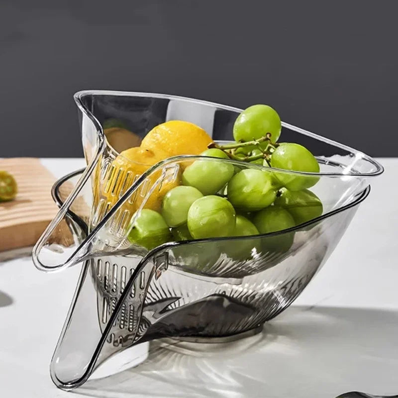 Kit Cesta de Drenagem para Legumes e Verduras AG114 Maravilhas do Mundo Moderno