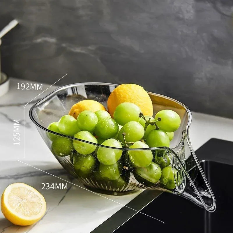 Kit Cesta de Drenagem para Legumes e Verduras AG114 Maravilhas do Mundo Moderno
