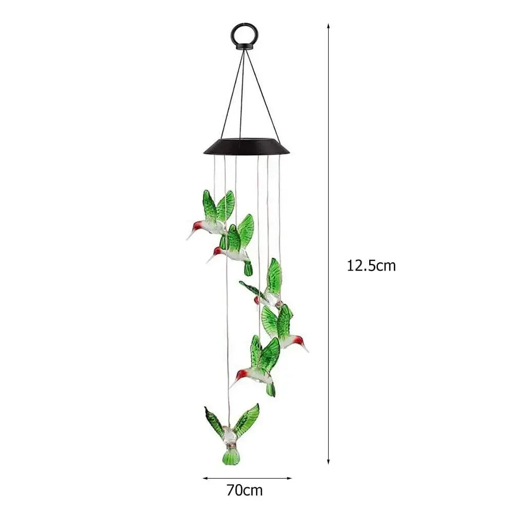 Luminária de Beija-Flor de Luz Solar Eco Bird Maravilhas do Mundo Moderno