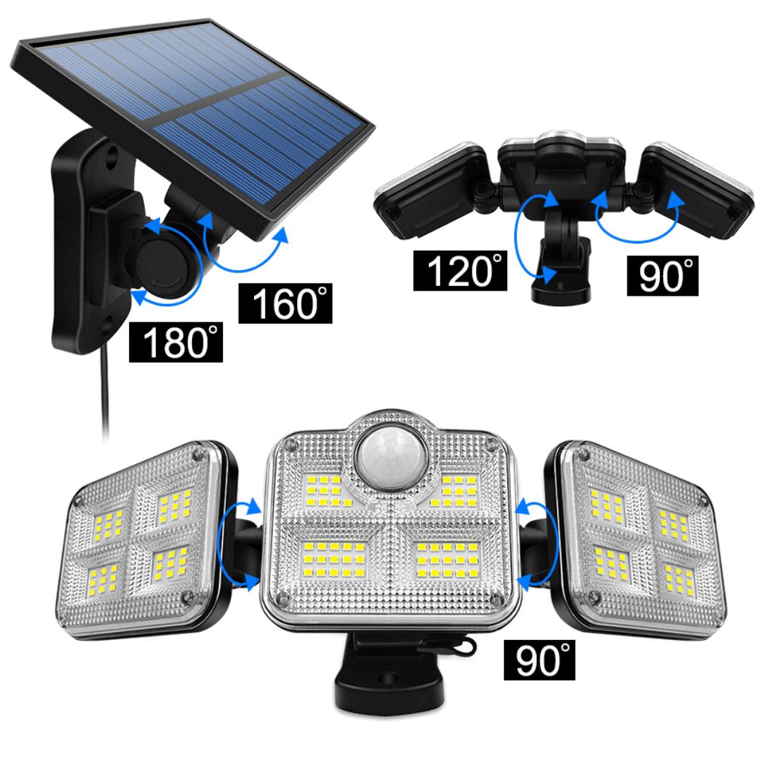 Luminária Externa de Luz Solar VI JQ020 Maravilhas do Mundo Moderno