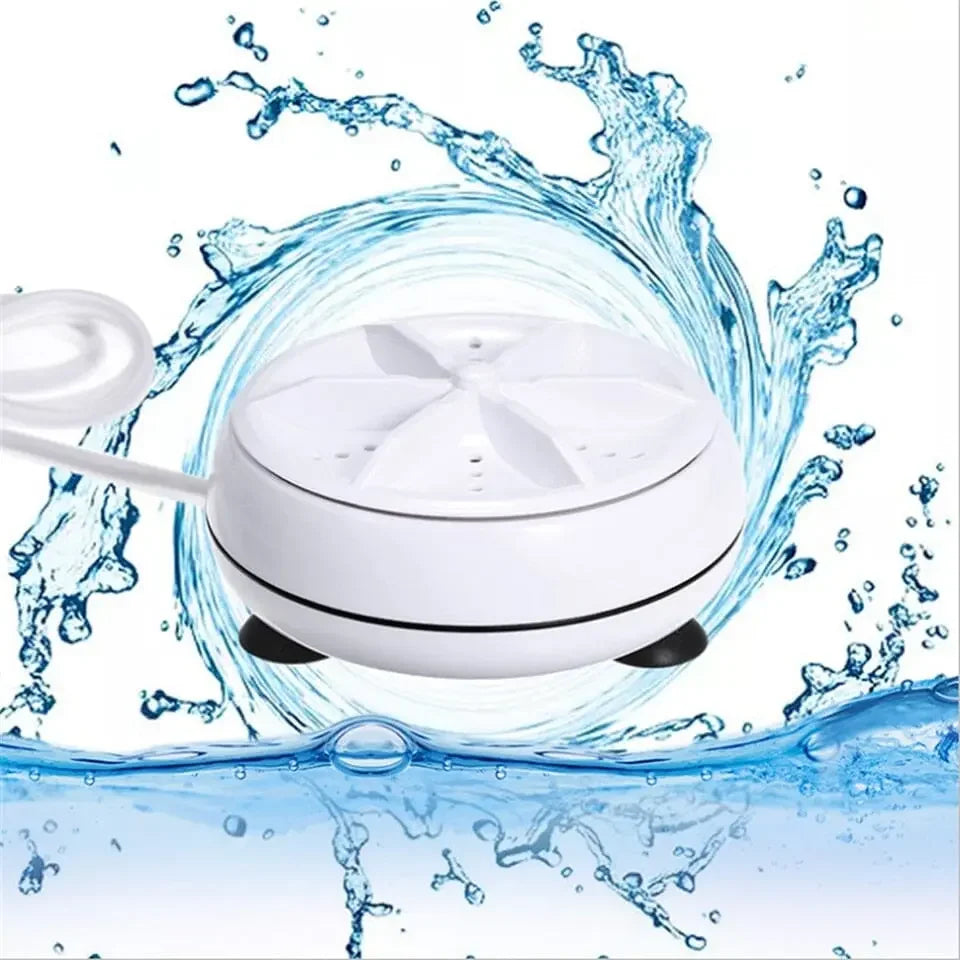 Mini Lavadora Portátil Ultra Sonic Maravilhas do Mundo Moderno