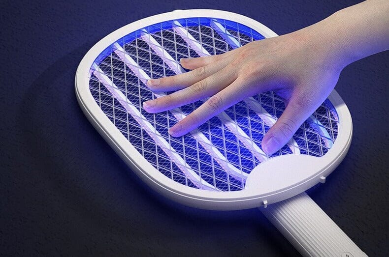 Raquete Mata Mosquito com Ions de Atração AG098 2019 Maravilhas do Mundo Moderno