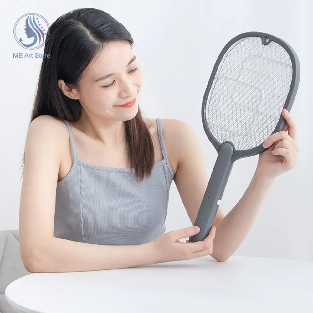 Raquete Mata Mosquito com Ions de Atração AG098 2019 Maravilhas do Mundo Moderno