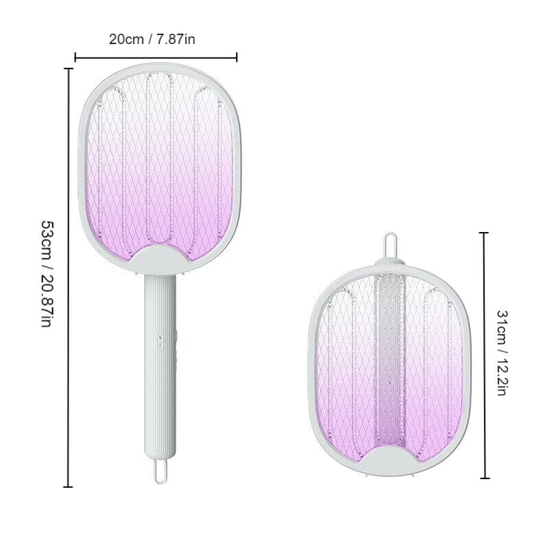 Raquete Mata Mosquito com Ions de Atração AG098 2019 Maravilhas do Mundo Moderno