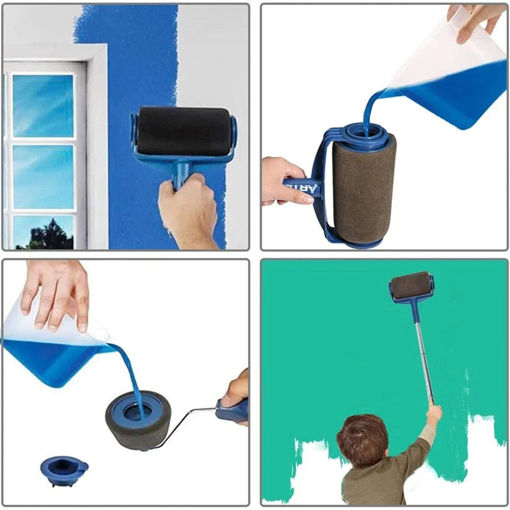 Rolo de Pintura Antirrespingo Maravilhas do Mundo Moderno