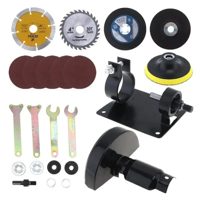 Suporte e Adaptador para Furadeiras - Kit 3 em 1 Maravilhas do Mundo Moderno