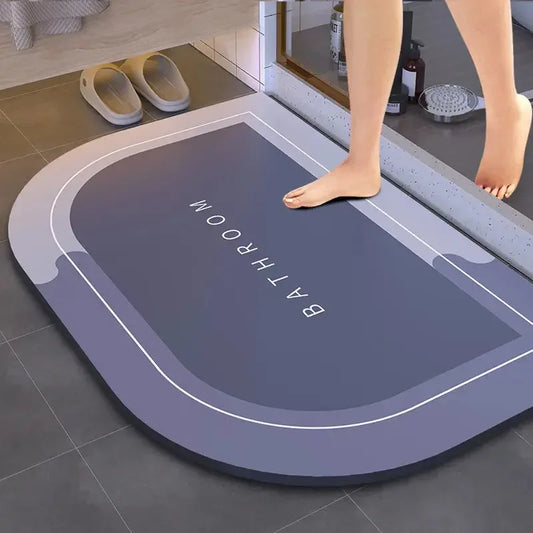 Tapete Antiderrapante Super Absorvente Maravilhas do Mundo Moderno