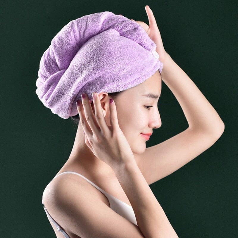 Toalha Mágica Seca Cabelo Rápido SBB047 Maravilhas do Mundo Moderno