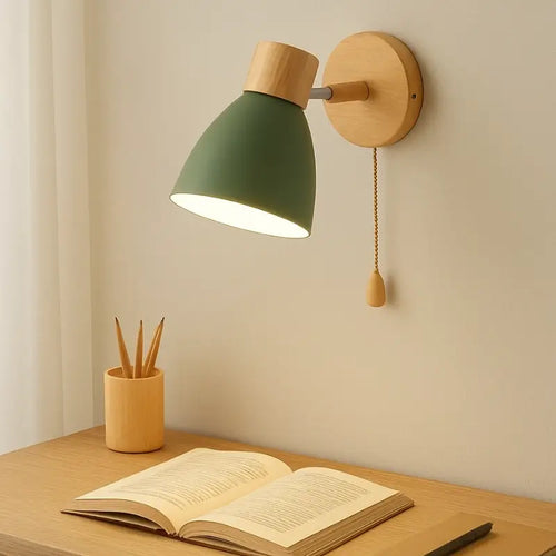 Arandela de Parede em Madeira Wooden Wall Light
