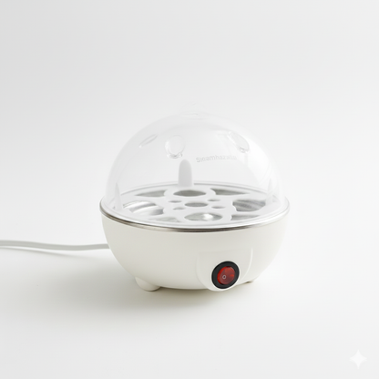 Cozedor De Ovos Portátil Elétrico Cozinha A Vapor