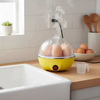 Cozedor De Ovos Portátil Elétrico Cozinha A Vapor