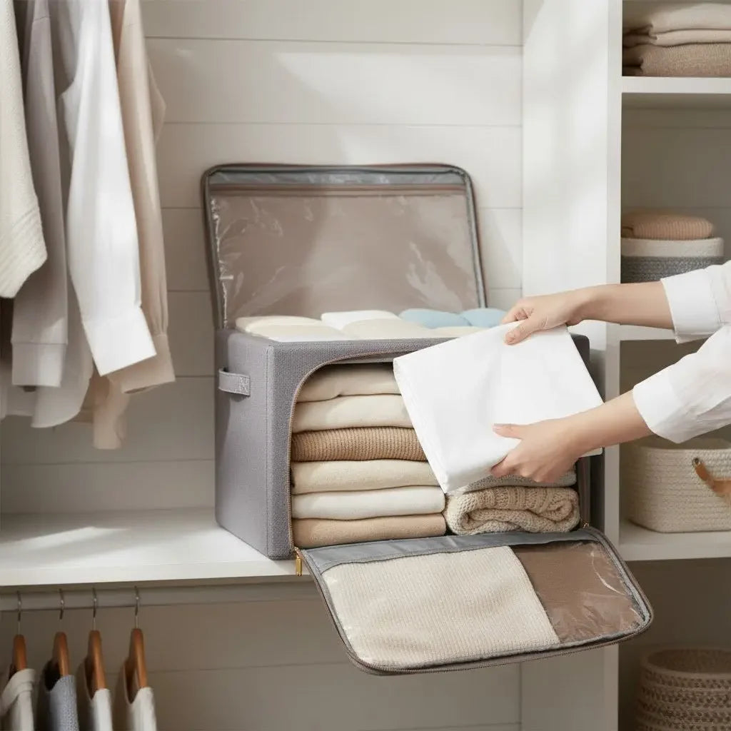 Saco de Armazenamento de Roupa de Alta Capacidade Stoly II   Maravilhas do Mundo Moderno
