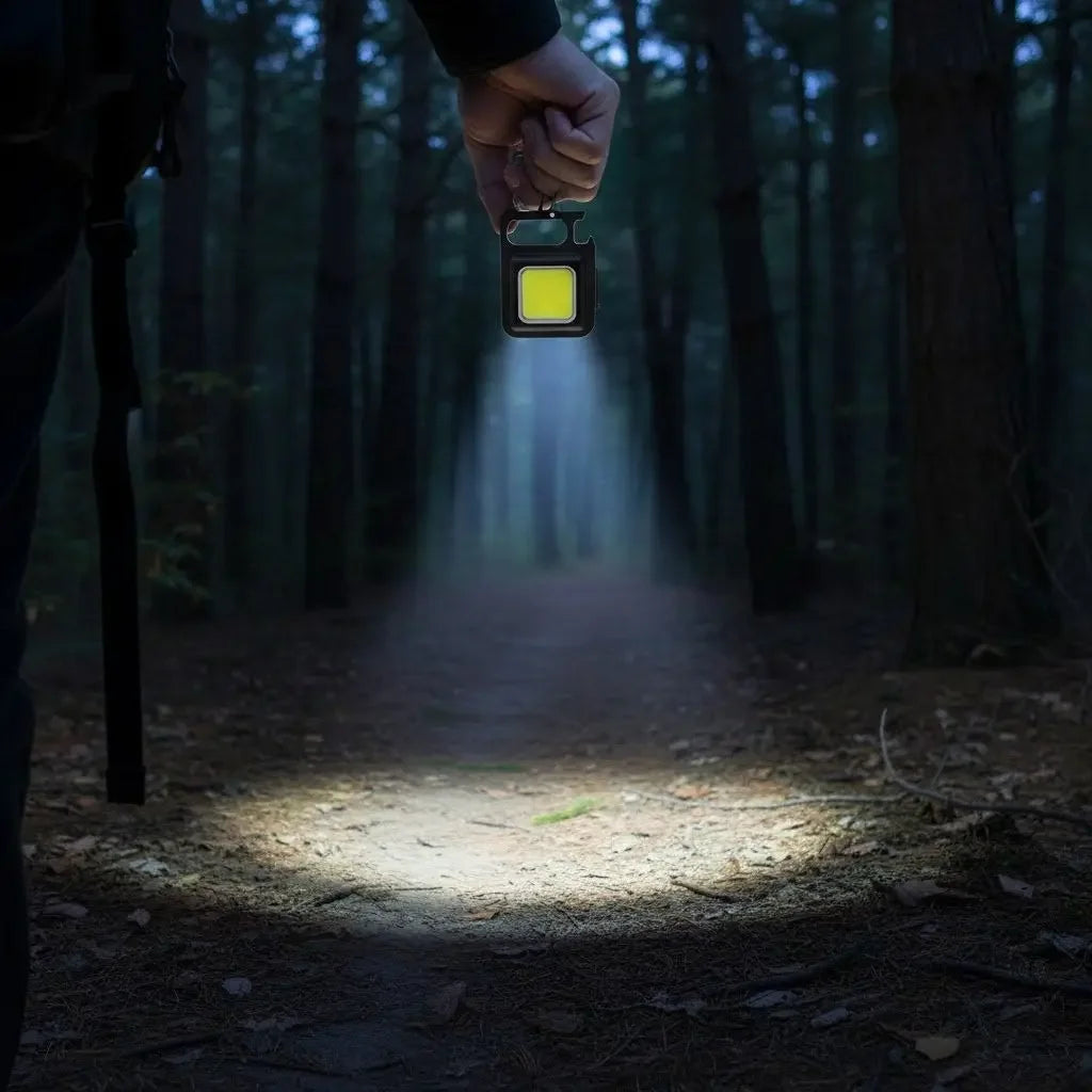 Chaveiro LED Mini Cob Chain   Maravilhas do Mundo Moderno