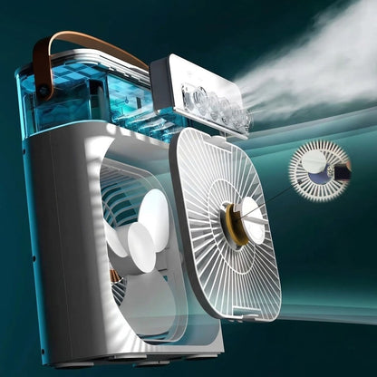 Mini Ventilador Umidificador Portátil