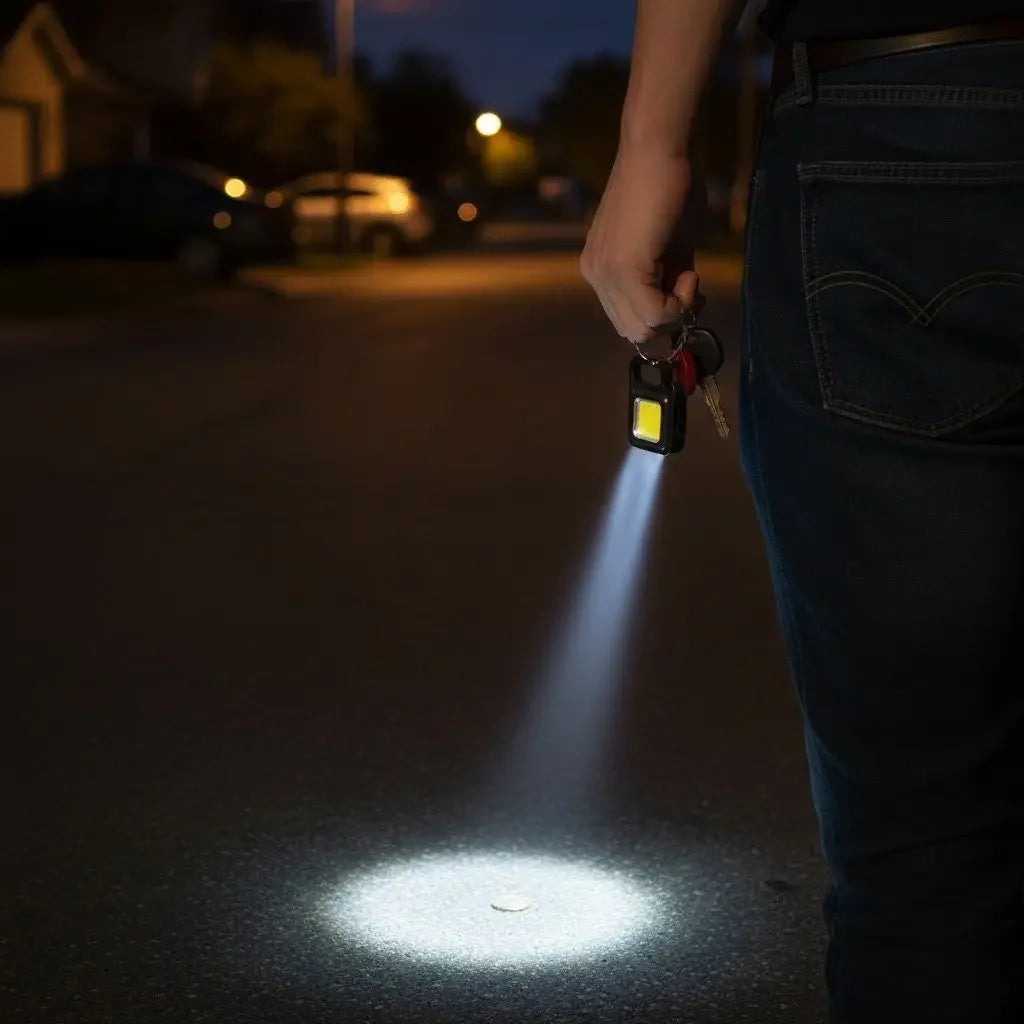 Chaveiro LED Mini Cob Chain   Maravilhas do Mundo Moderno