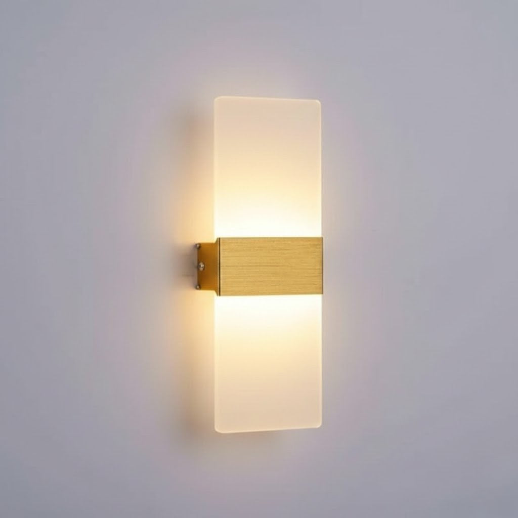 Arandela de Parede Minimalista em Acrílico Iluminação Moderna
