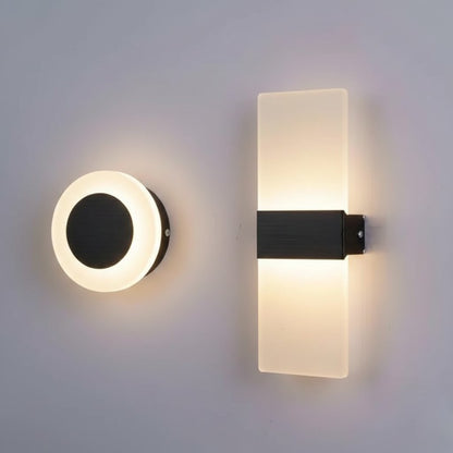 Arandela de Parede Minimalista em Acrílico Iluminação Moderna