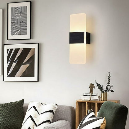 Arandela de Parede Minimalista em Acrílico Iluminação Moderna