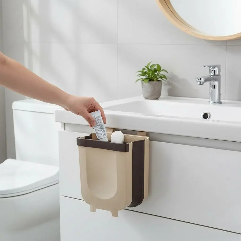 Lixeira Dobrável para Cozinha Smart Dumb   Maravilhas do Mundo Moderno