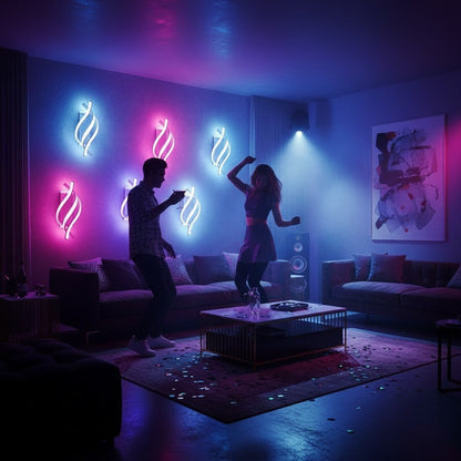 Arandela de Parede LED Espiral Moderna