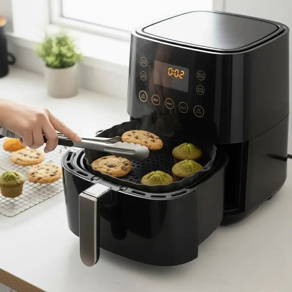 Kit Bandejas de Silicone Permanente para Air Fryer   Maravilhas do Mundo Moderno