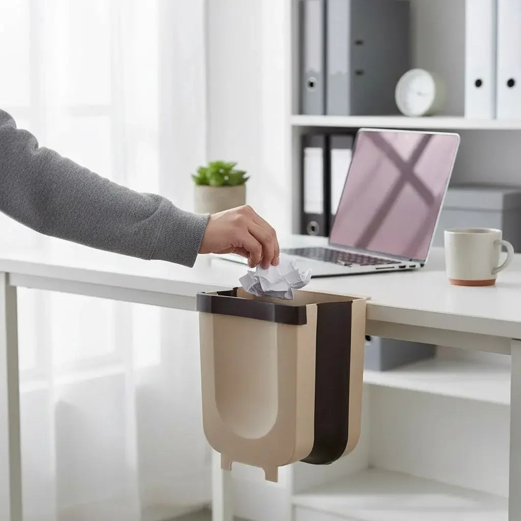 Lixeira Dobrável para Cozinha Smart Dumb   Maravilhas do Mundo Moderno