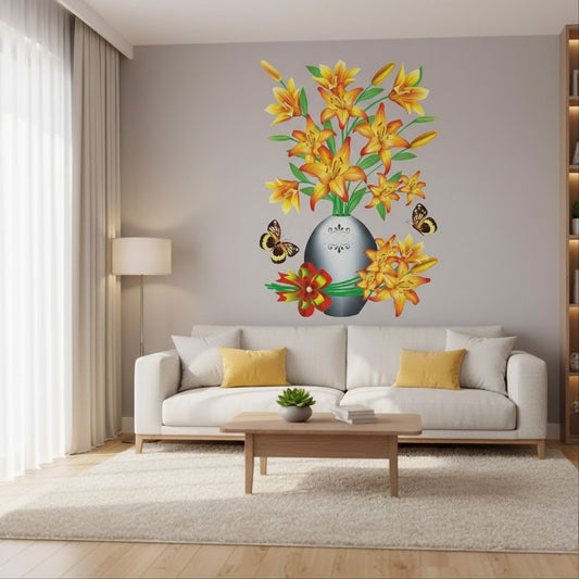 Adesivo de Flores 3D