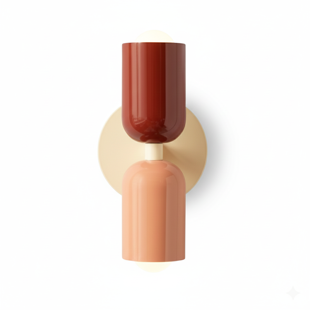 Arandela de Parede Dupla Minimalista Iluminação Moderna