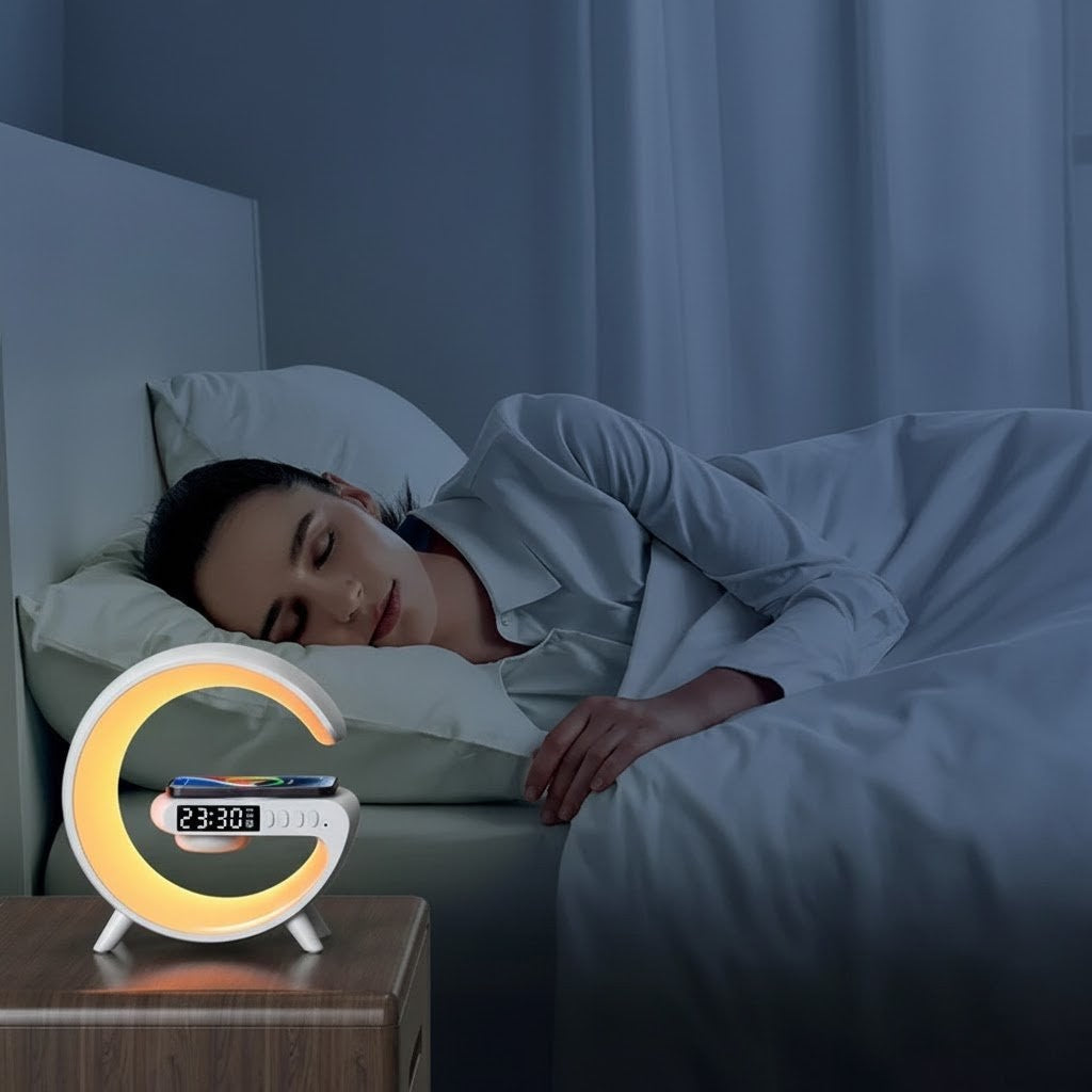 Relógio Carregador Wireless de Celular