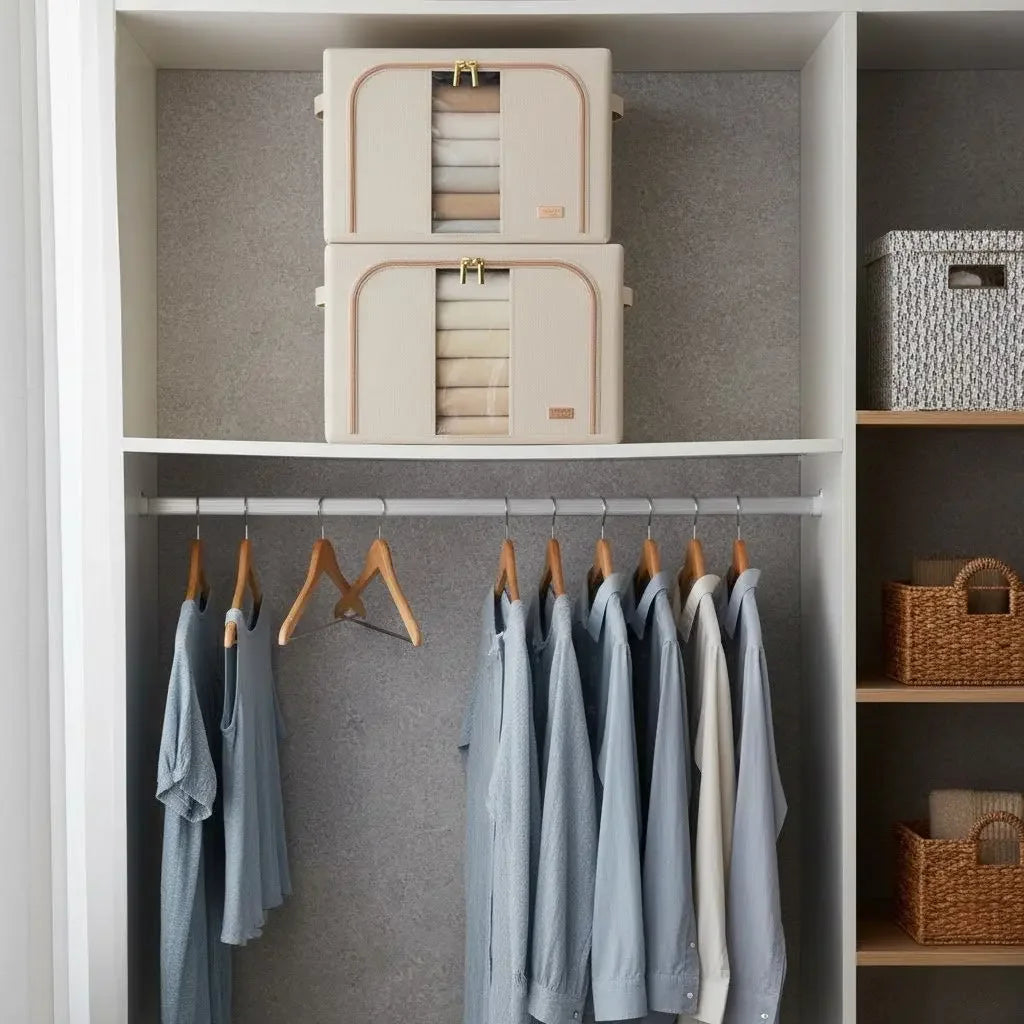 Saco de Armazenamento de Roupa de Alta Capacidade Stoly II   Maravilhas do Mundo Moderno