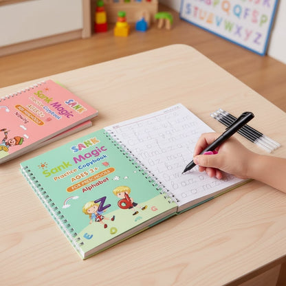 Conjunto de Caderno Caligrafia Multi-idiomas