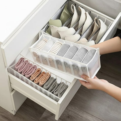 Kit Organizador de Roupa Íntima Mesh Grid - COMPRE 2 LEVE 3