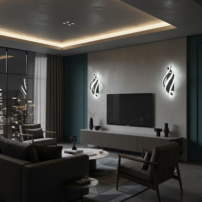 Arandela de Parede LED Espiral Moderna