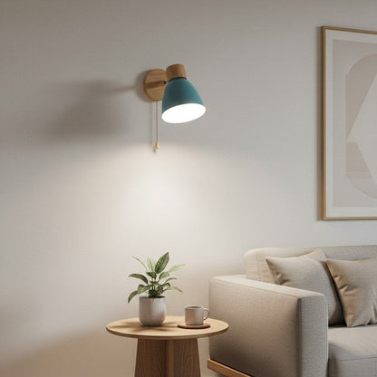 Arandela de Parede em Madeira Wooden Wall Light