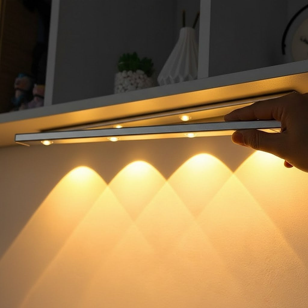 Luminária de Gabinete com Sensor de Movimento